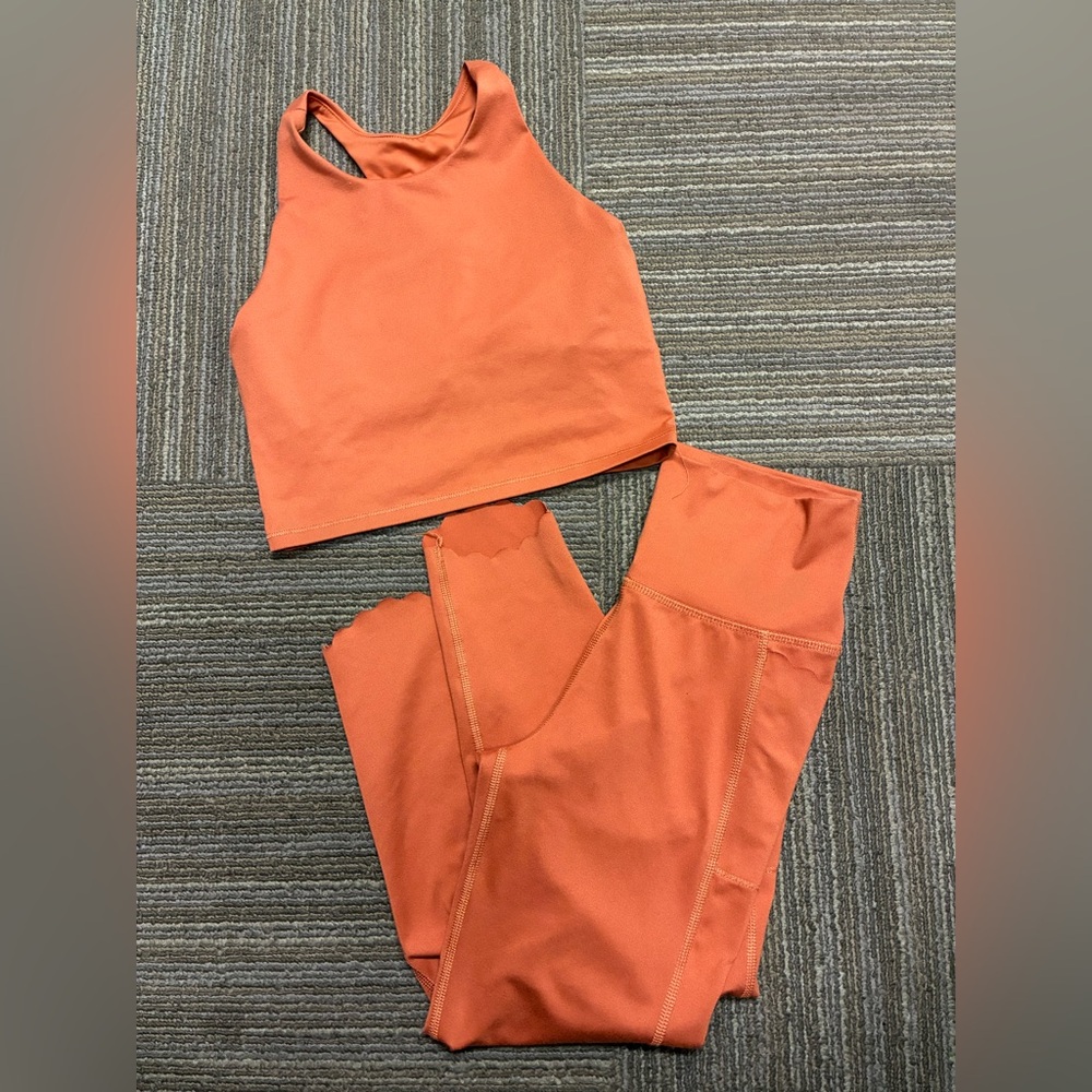 DSG Girls Orange Activewear Set